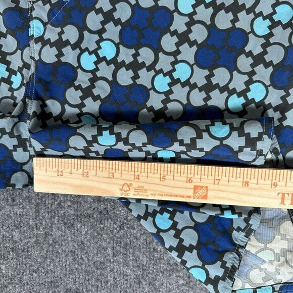 Patagonia Mens Board Shorts 32 Blue Geometric Surf Swim Trunks Drawstring Beach - Picture 5 of 8